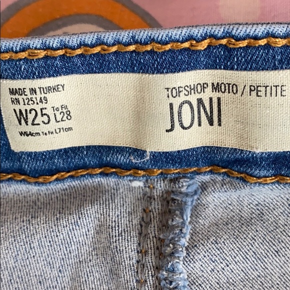 Top shop Joni High Waisted petite skinny jeans - Picture 4 of 4